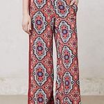 Anthropologie  Lilka Printed Palazzo Wide Leg Pants Photo 0