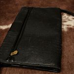 Fendi Vintage black envelope bag clutch crossbody purse Photo 9