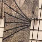 Connected Apparel Woman’s brown and tan dress Photo 1