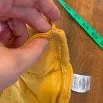 Loft  High Waist Shorts 4 Mustard Yellow Embroidered Detail Photo 8