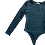 Babaton Contour Crew Longsleeve Bodysuit Deep Teal Size S Contemporary Modern Photo 3