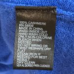 Antonio Melani EUC 100% Cashmere Sweater Blue Size XL Photo 4