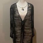 𝅺CUTE Lightweight Black/White Cardigan Black Size L Photo 0