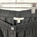 Woman Within Plus Size 36T Cropped Pants Capri Black Cotton Elastic Pull On 590 Photo 6