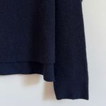 MM.LaFleur  Cashmere Arbus Sweater Size Small Navy Blue Turtleneck Photo 3