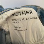 MOTHER Denim  The Hustler Ankle Fray Jeans in High-Life Cropped Women's size 26 Photo 12