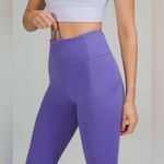 Lululemon Fast & Free Tights Leggings With Pockets purple Size M Photo 3