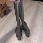 Quest Kobe Collection leather knee high heeled boots Gray Size 7.5 Photo 5