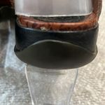 Ariat  Black Brown‎ Woven Leather Small Wedge Buckle Strap Sandal Size 8 Photo 4