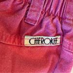 Cherokee VINTAGE Pink High Waist Mom Pants Made in the USA 100% Cotton Size 10P Photo 10