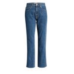 SLVRLAKE Hero High Waist Raw Hem Slim Straight Leg Jeans Womens 32 Blue Photo 12