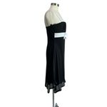 Star Vixen Y2K Black Dress with White Bow Asymmetrical Hem Size 1X Photo 2