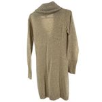 Boston Proper  scarf neck sweater dress medium wool blend lambswool neutral Photo 3