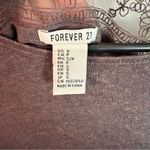 Forever 21 Gray Fitted 3/4 Sleeve Blouse Photo 2