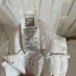 ASOS  White Eyelet Cap Sleeve Long Flowy Knit Dress Size 8 Photo 11