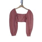 Free People Womens 0 Marley Denim Cropped Top Photo 1