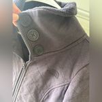 The North Face  Caroluna quilted fleece jacket purple long coat zip up size small Photo 2