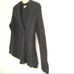 Caslon  dark gray button front cardigan MP Photo 2