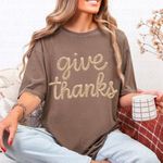Gildan Thanksgiving Crewneck  Thankful Sweatshirt Photo 0