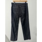 Eileen Fisher Denim Pants USA Made Dark Wash Straight Leg Women's Size M Photo 3