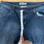 Ymi  Jeans Women's Skinny Mid Rise Size 13 Blue Dark Wash Denim Embroidered Pocke Photo 3