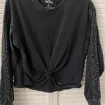 Hollister Garment-Dye Lace Boyfriend T-Shirt Photo 4