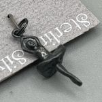 Sterling Silver  ballerina charm on card Photo 4