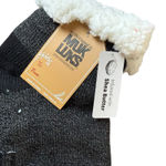 NWT MUK LUKS Slipper Socks Black Sparkle S/M (6 Photo 1