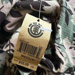 NEW Element Camo Floral Long Sleeve Top Thermal Ribbed Medium NWT Green Pink Photo 6