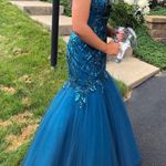 Alyce Paris Teal  Prom Dress Photo 0