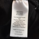 Talbots T by Women’s Knit Black SPF 50+ Split Neck Collared Popover Sweatshirt Photo 8