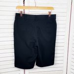 Counterparts Petite Flat Front Stretch Bermuda Walking Shorts Black 4P Photo 1
