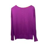 Nordstrom Collection Purple Silk Cashmere Blend Sweater Size S Photo 1