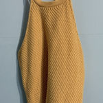 525 America 525 American Orange Knit Sweater Tank Women's Size XL Photo 0