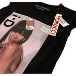 Fiorucci NWT Naomi Campbell Soup Can Black Cotton Graphic Tee Shirt Small $128 Photo 2