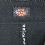 Dickies  Womens Relaxed Fit Wide Leg Pants Black Cotton Poly Stretch Size 32 Photo 3