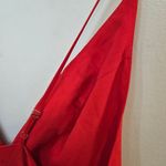 Fame and Partners  Elegant Red Maxi Dress V-Neck Formal Prom Long Wedding Ball Photo 7