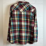 Bit & Bridle  Woman’s Western Plaid Pearl Snap Casual Chic Long Sleeve Button Up Photo 4