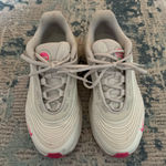 White and Pink Nike Air Max Sneaker Size 6.5 Photo 0