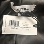 We Wore What NWT Women's Faux Fur Blazer Ivory & Black Size M Casual Jacket Photo 5