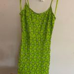 Mac Duggal SCOOP NECK EMBELLISHED MINI DRESS Shade Green Apple Retail $398 Photo 2