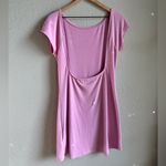 Free People 💖 by FP Beach Lavender Pink Backless Mini Short Sleeve Dress Photo 3
