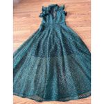 Alexis forest green Eleanora Lace Cap Sleeve Gown size medium Photo 8