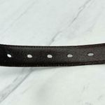 Fossil Vintage  Womens Brown Genuine Leather Belt Silver Buckle ✨ Photo 4