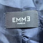 Emme‎ by Marella Navy Blue Copenhagen Blazer Zebio Twill Knit 4 Lined NWOT Photo 3