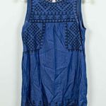 Forever 21 Embroidered Chambray Mini Dress Photo 0