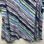 Roaman's Womens Top 2X 100% Cotton Breathable Casual Everyday Wear Comfort Blue Photo 7