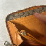 Coach  Tan/ orangish Leather Wallet Photo 11