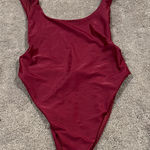Aerie  Red One Piece Long Swim Suit SIZE S Photo 0