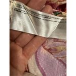 Mango  Vestido Flora Women's Floral Wrap Dress Sz 2 Off White Pink Photo 9